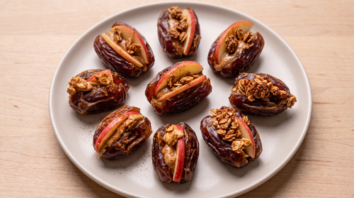 apple pie stuffed dates
