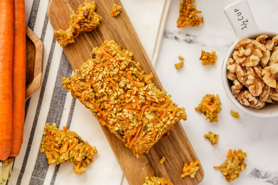 Carrot Cake Oatmeal Bake
