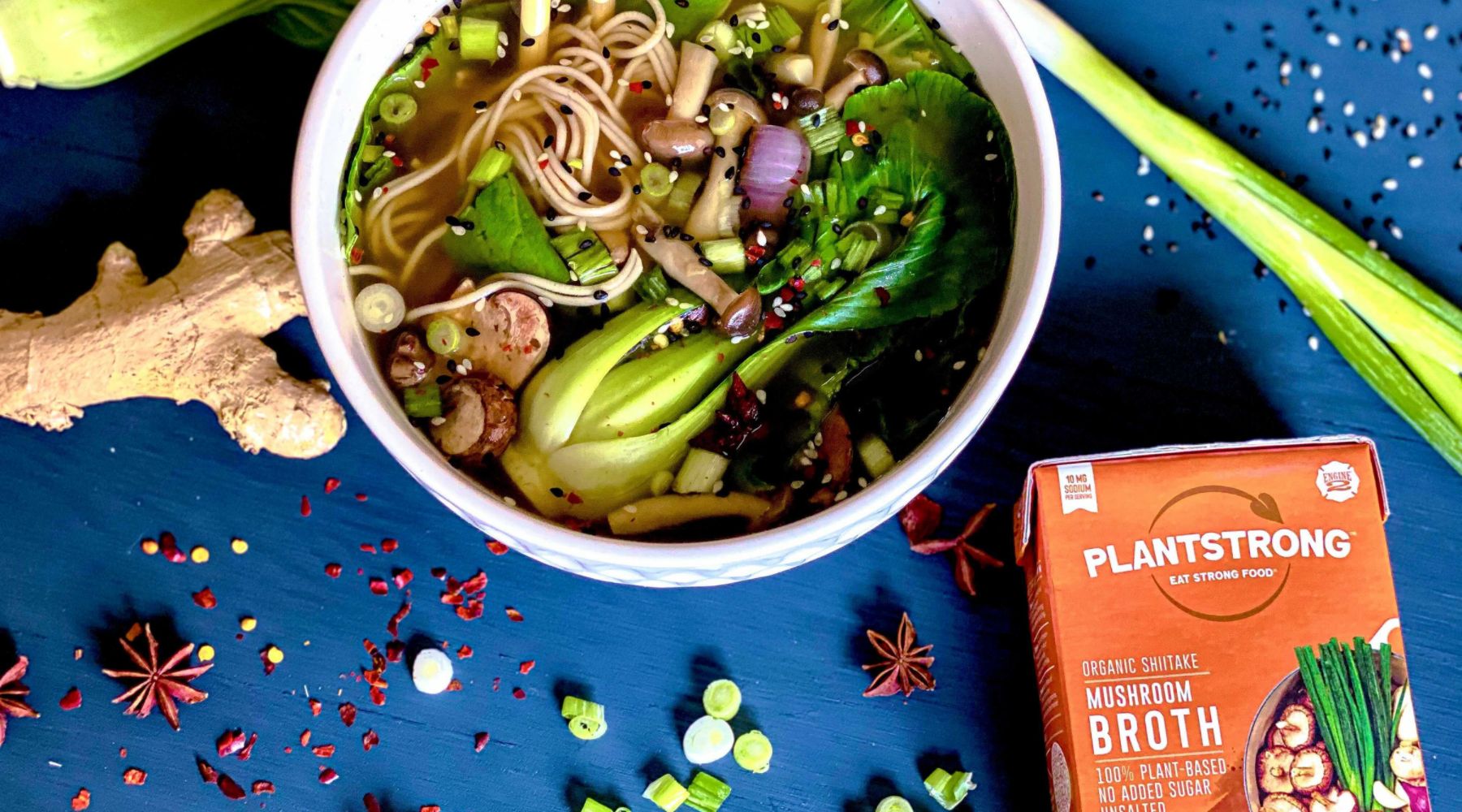 Banging Bok Choy Noodle Soup