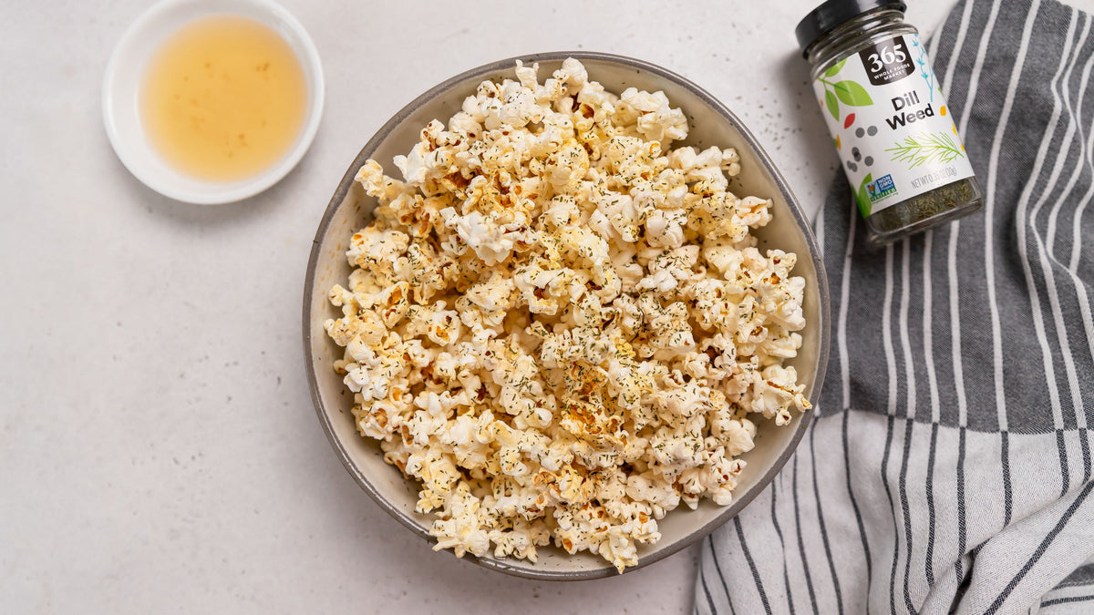 Dill Pickle Popcorn – PLANTSTRONG Foods