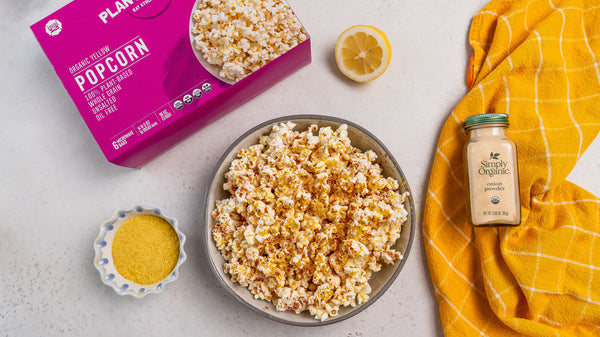 Plant-Based Cheddar & Onion Popcorn