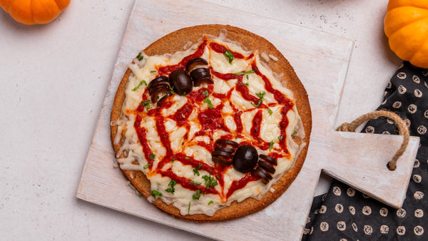 Spooky Spiderweb Pizza