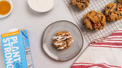 Plant Strong Strawberry Drop Biscuits