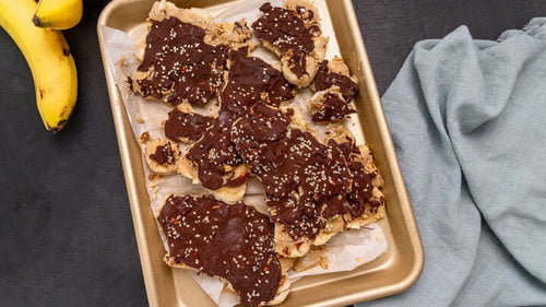 Banana Tahini Bark