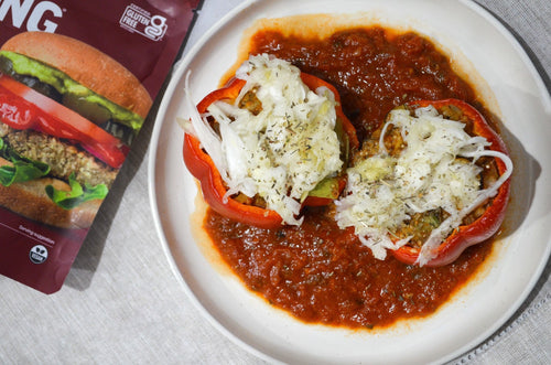Stuffed Red Bell Peppers
