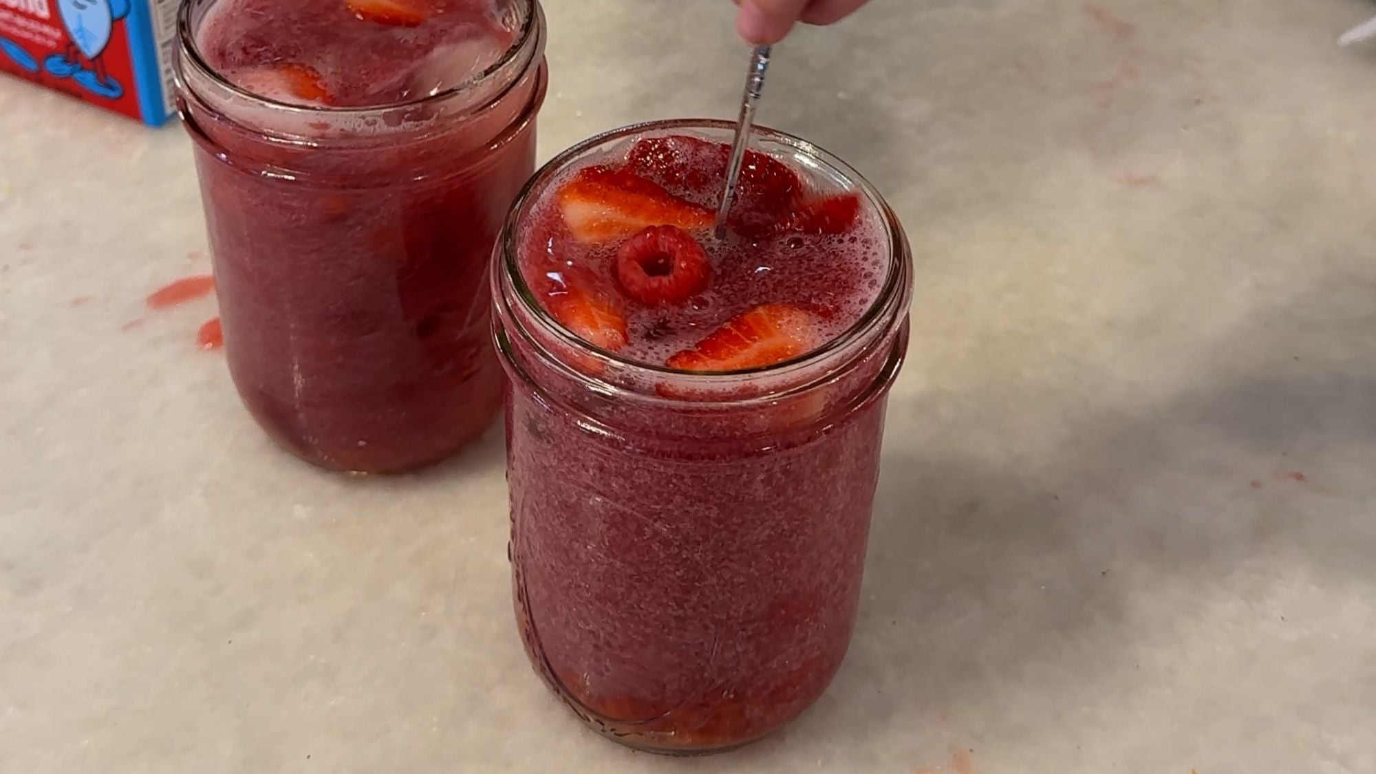 healthy pink drink