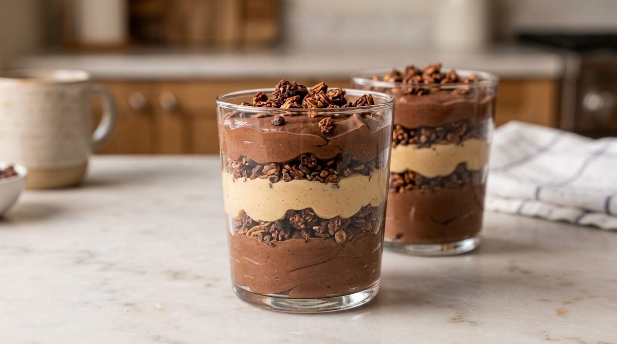 chocolate peanut butter parfaits