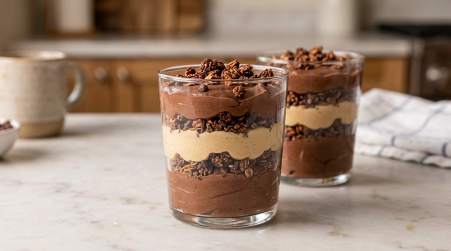 chocolate peanut butter parfaits