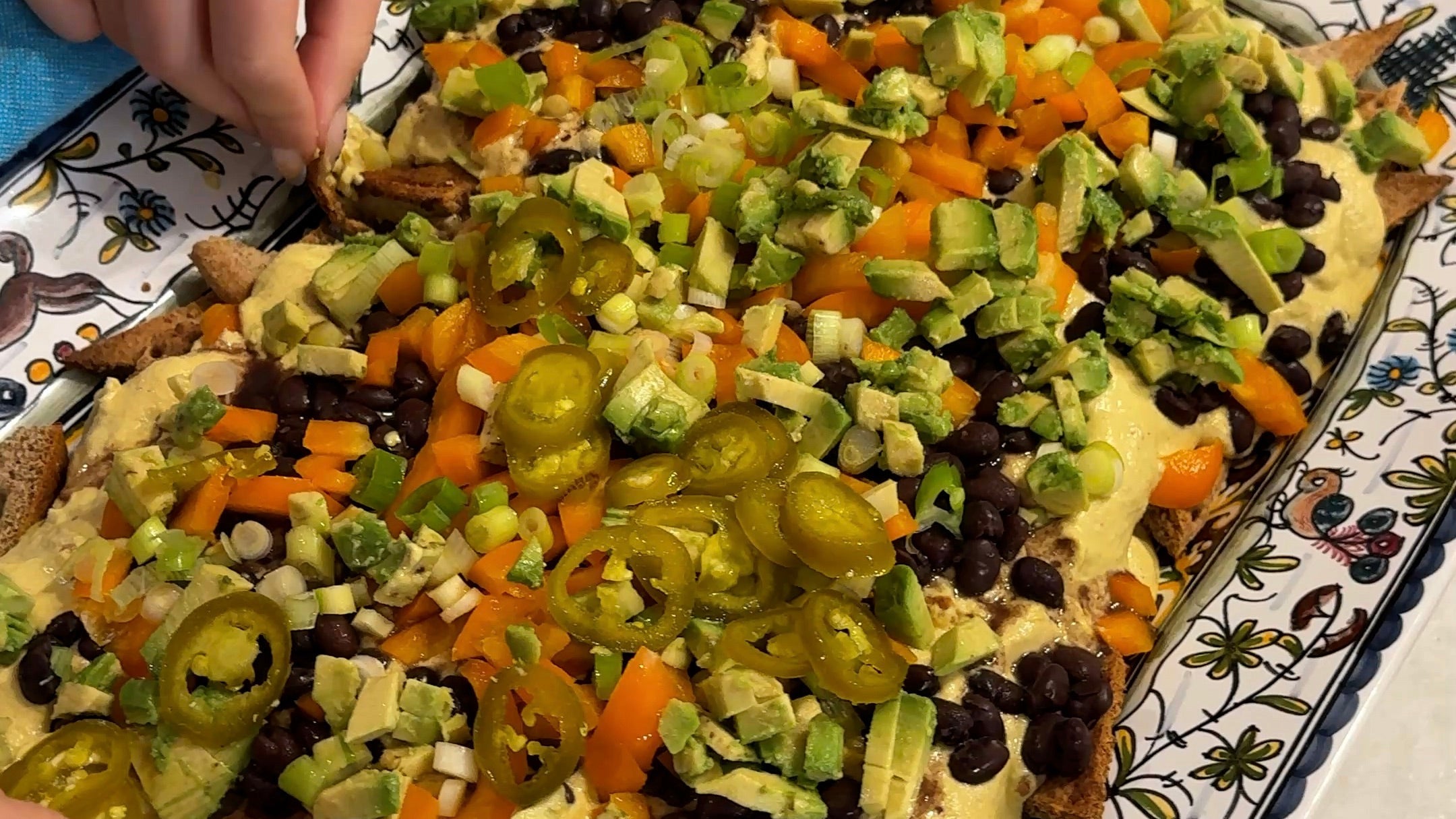 Pizza Crust Nachos