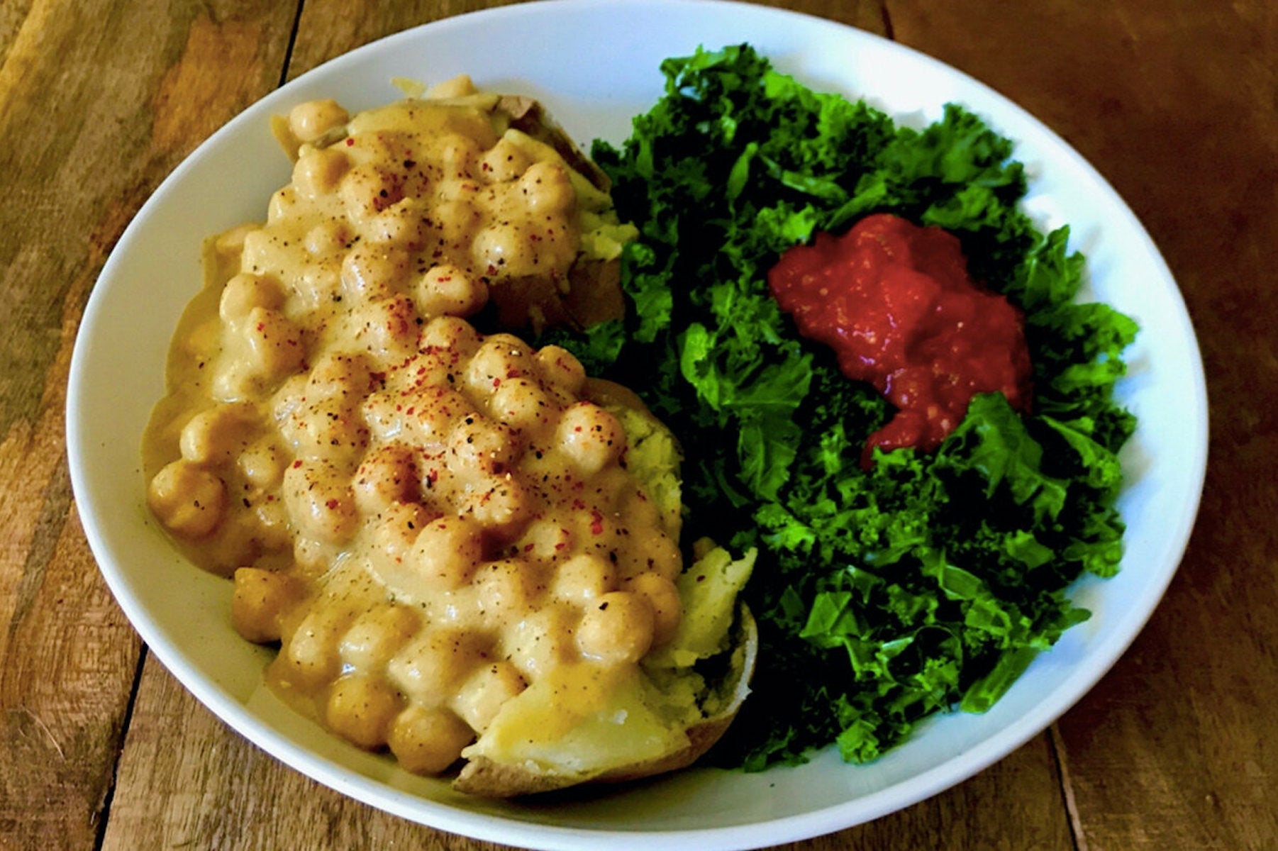 Cheezy Chickpeas