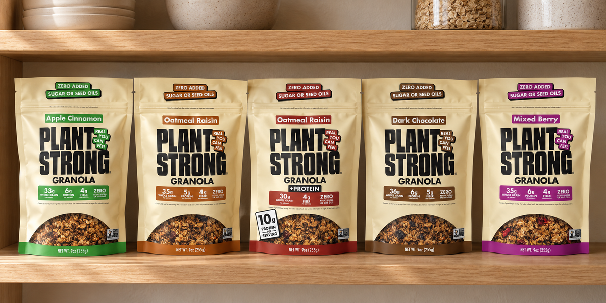 Meet the New Plant Strong Granola Lineup