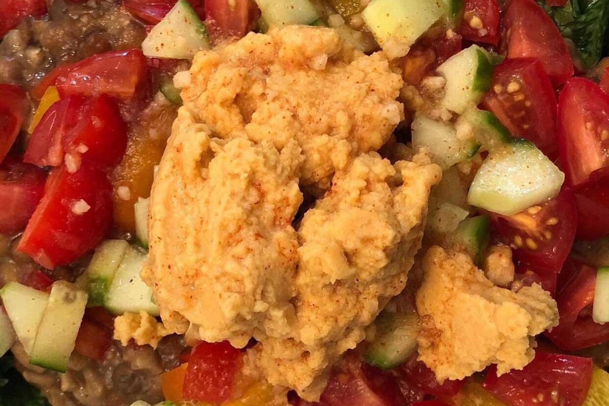 Mjeddrah (Lentils and Rice)