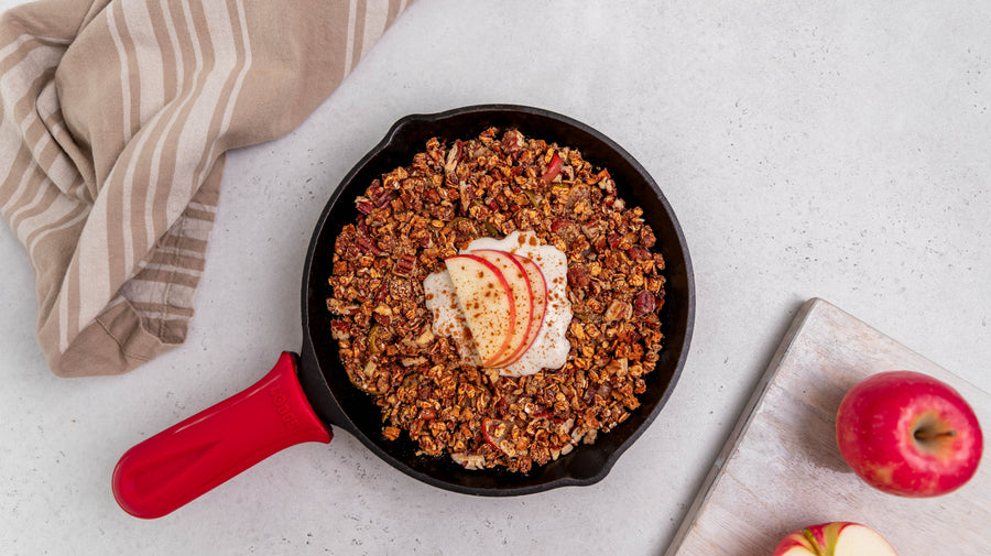 Cardamom Spiced Apple Crumble
