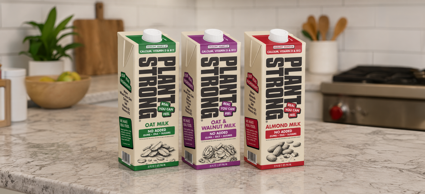 Introducing Our Updated Plant Strong Milks