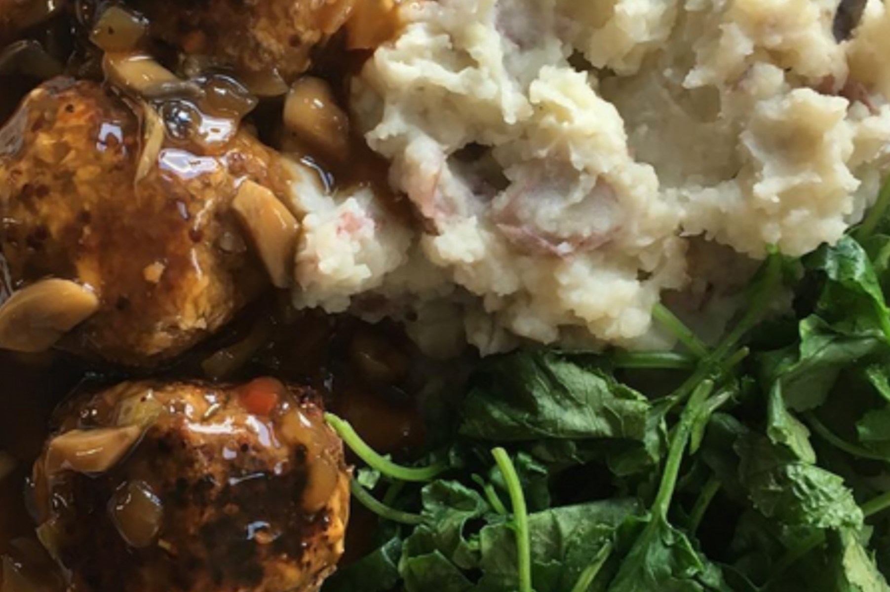 Grandpa's Eat Loaf with Mommy's Mushroom Gravy