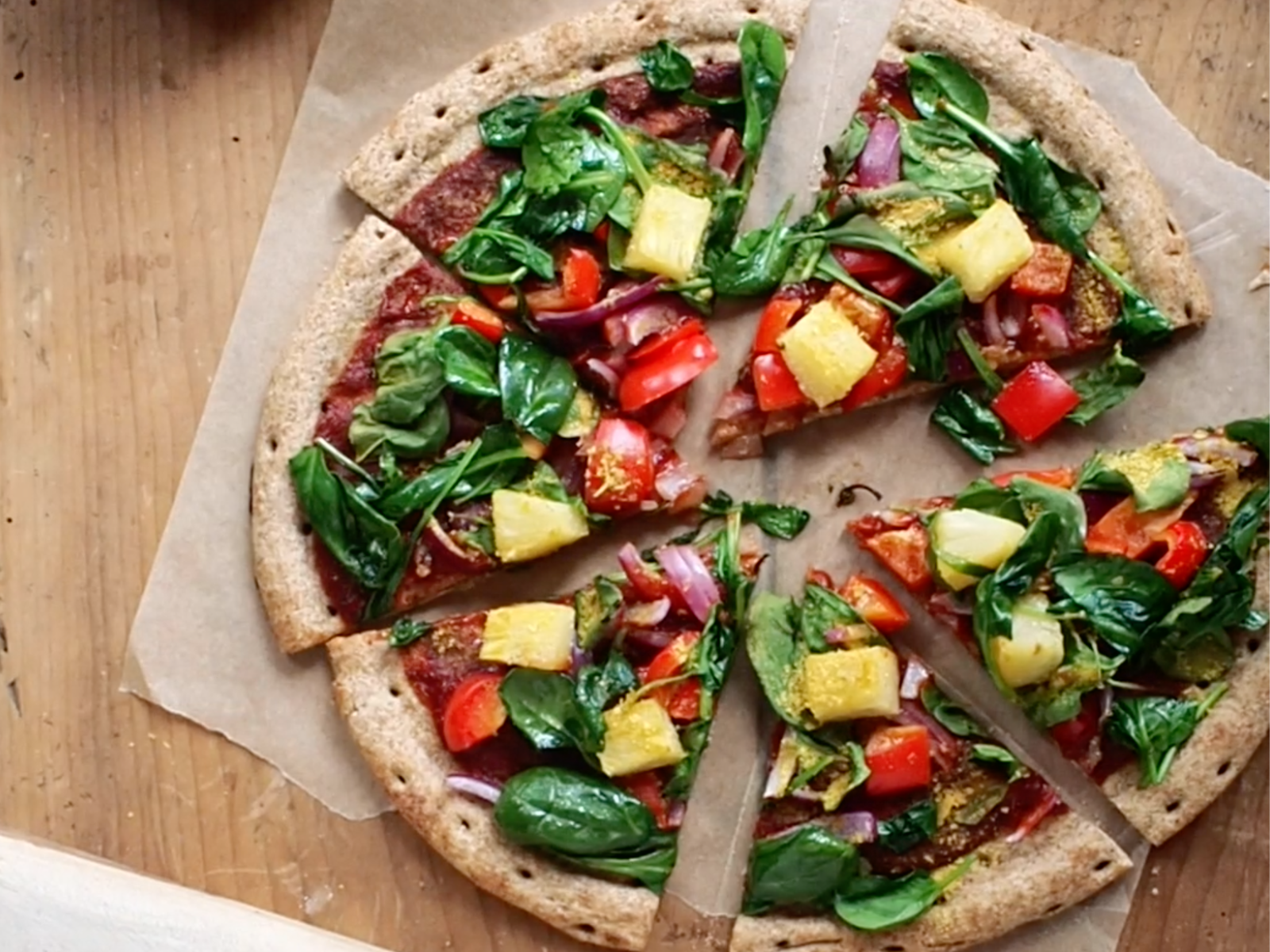 BBQ Pineapple Pizza