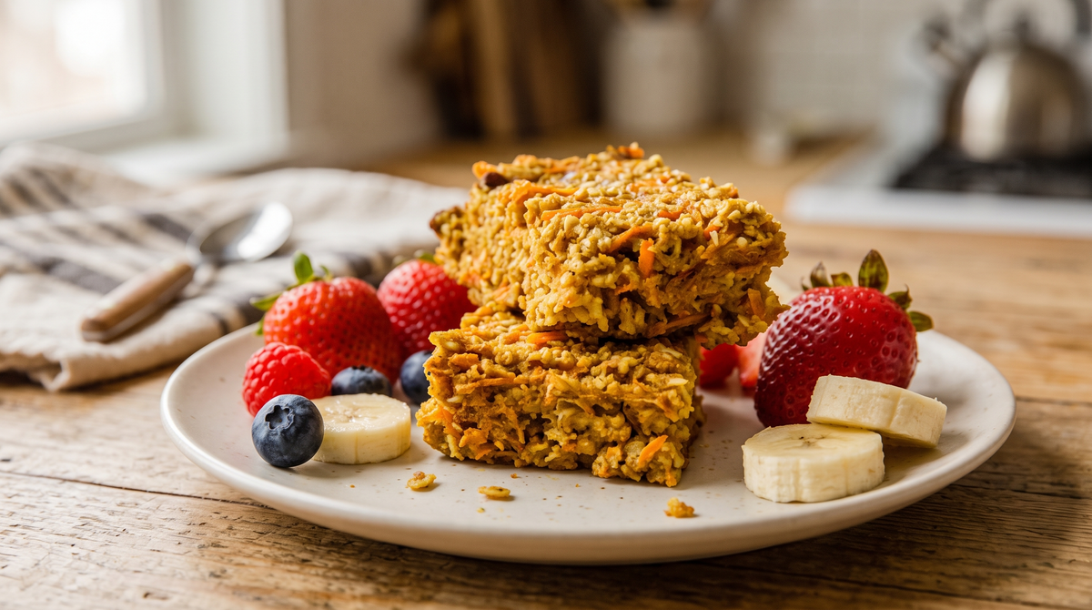 Carrot Cake Baked Oatmeal