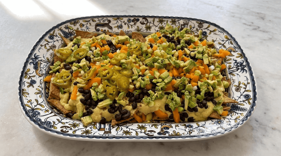 Pizza Crust Nachos