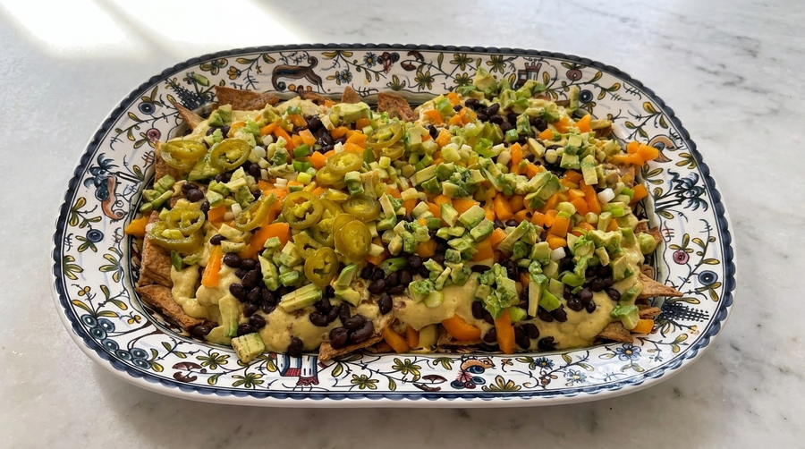 Pizza Crust Nachos