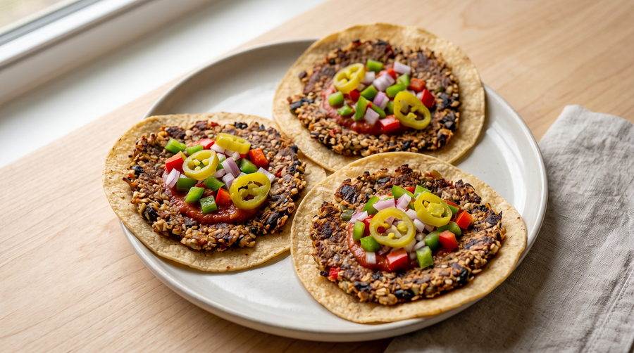 Italian-Inspired Smashburger Tacos.