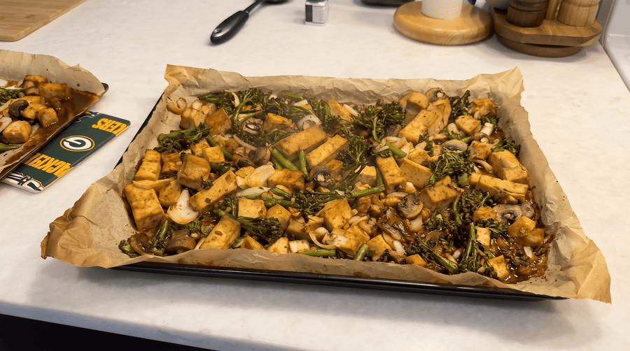 Rip’s Kitchen Sink Dump & Bake Sheet Pan Dinner