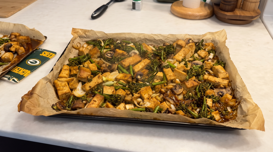 Rip’s Kitchen Sink Dump & Bake Sheet Pan Dinner