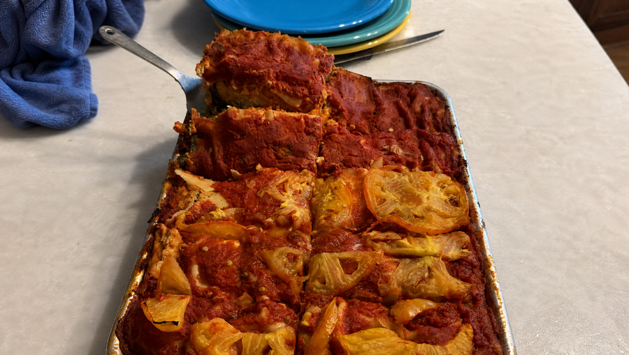 Sweet Potato Lasagna with Cashew Ricotta
