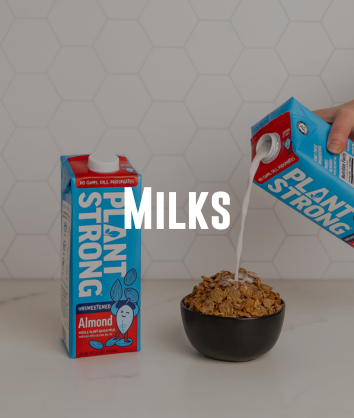 Almond, Oat, and Oat & Walnut Milks