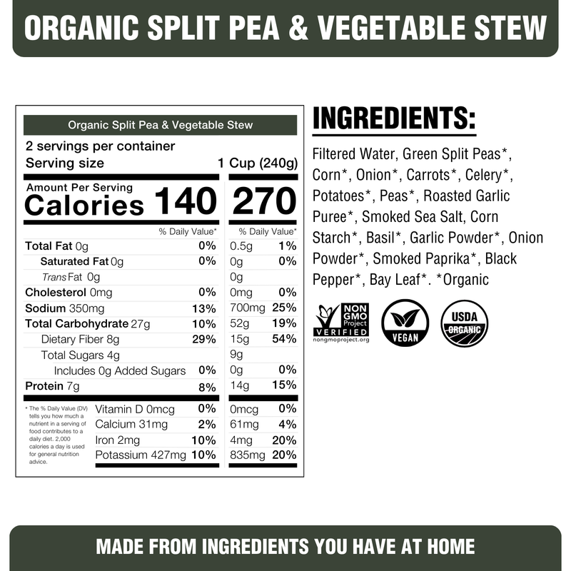 Split Pea Vegetable Stew (6 Pack)