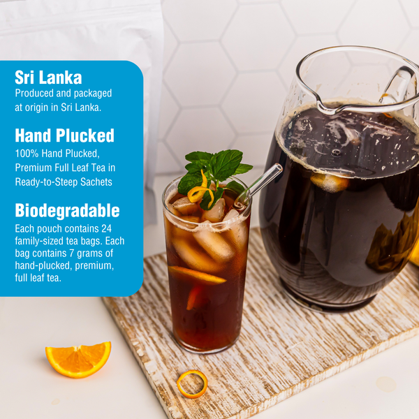 Iced Tea Pouches Porch Swing Black Tea (Makes 24 Quarts)