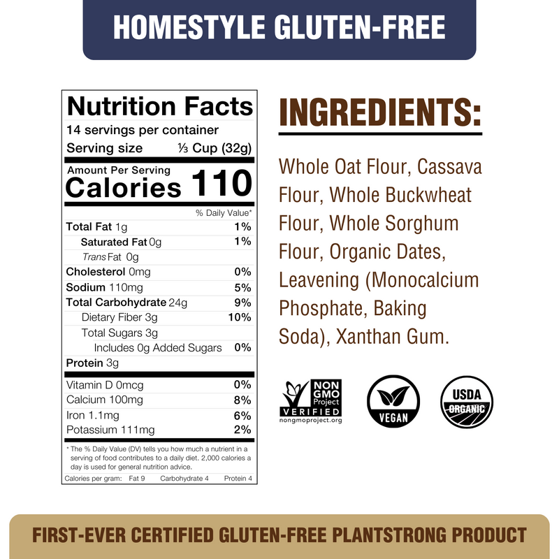 Homestyle Gluten Free Pancake & Waffle Mix
