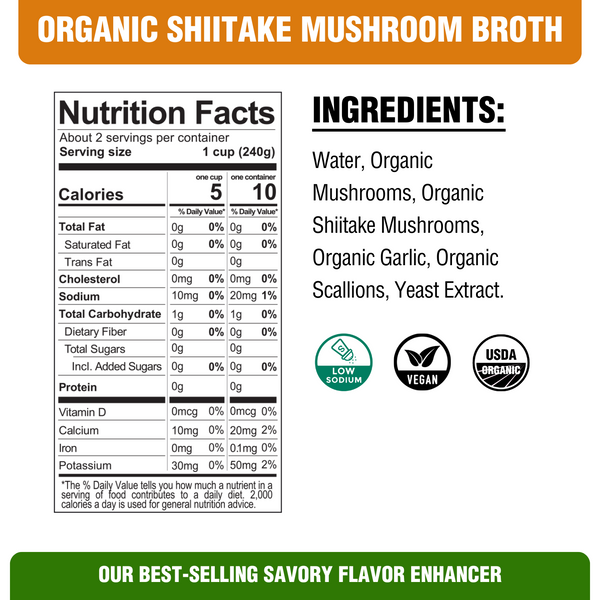 Shiitake Mushroom Broth