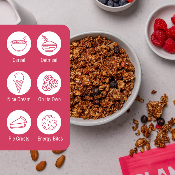 Crispy Mixed Berry Crumble Granola