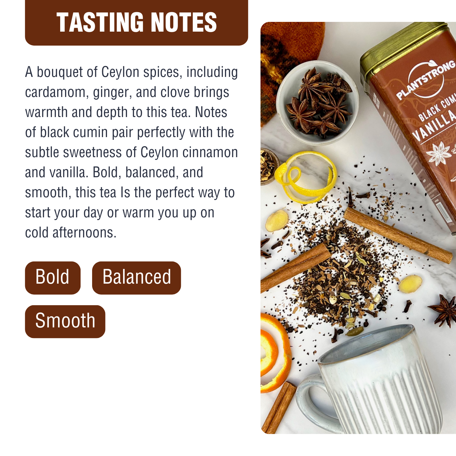 Black Cumin Vanilla Chai Tea Pouch