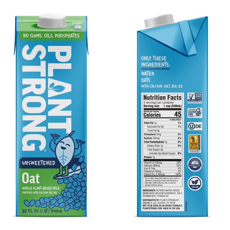 MILK - Unsweetened Oat