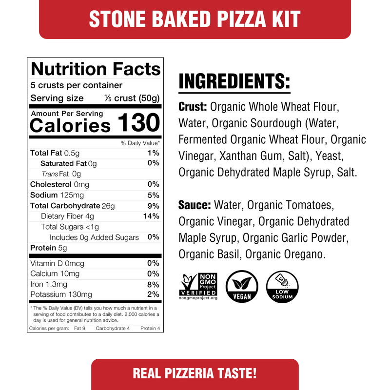 Organic Pizza Kit (5 Pack)