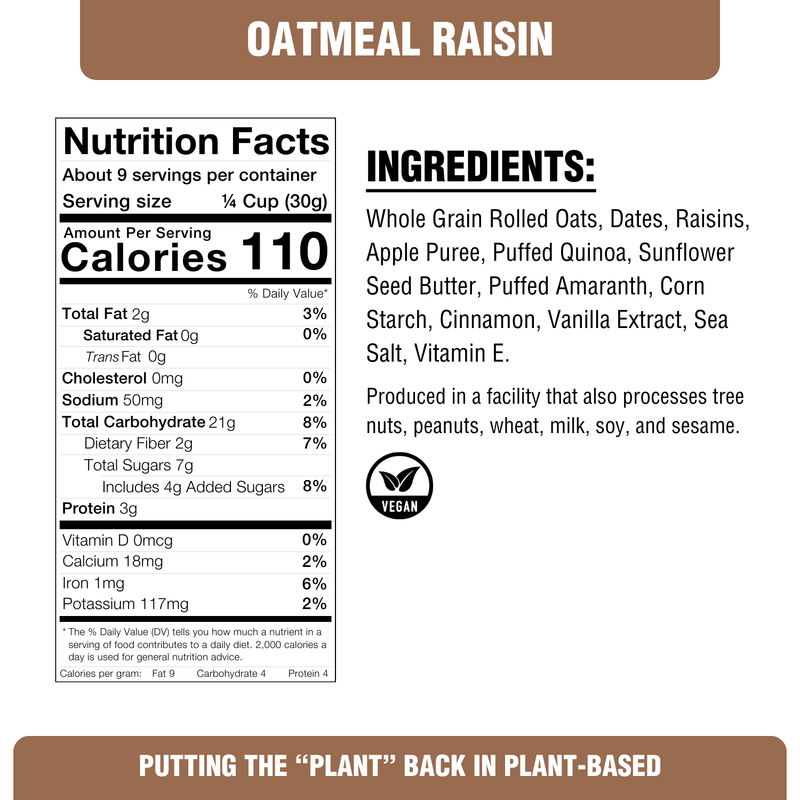 Classic Oatmeal Raisin Cookie Granola