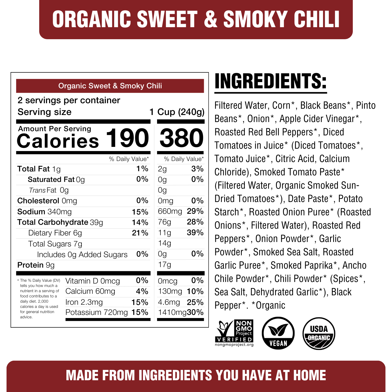 Sweet & Smoky Chili