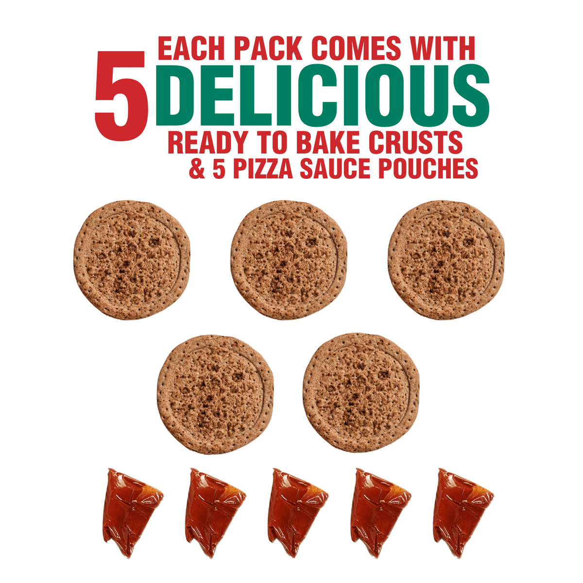 Stone Baked Pizza Kit (5 Pack) - Plant Strong
