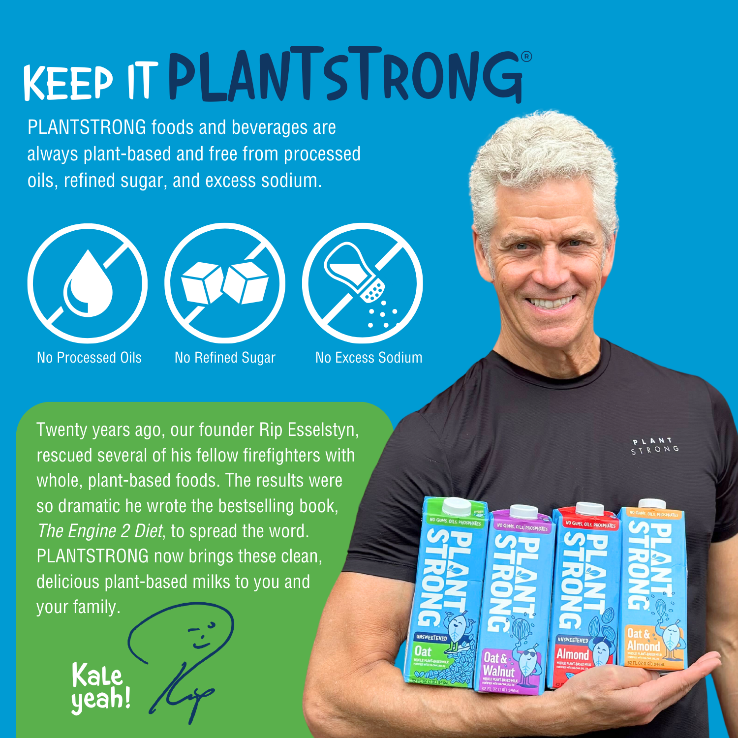 Unsweetened GlutenFree Oat Milk Without Oil or Sugar PLANTSTRONG Foods