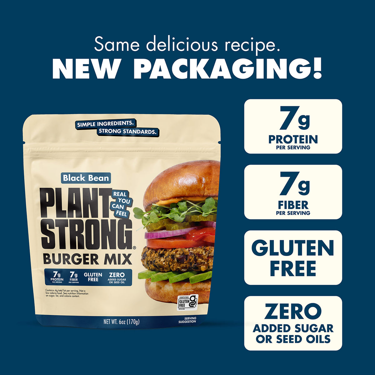 NEW! Black Bean Burger Mix