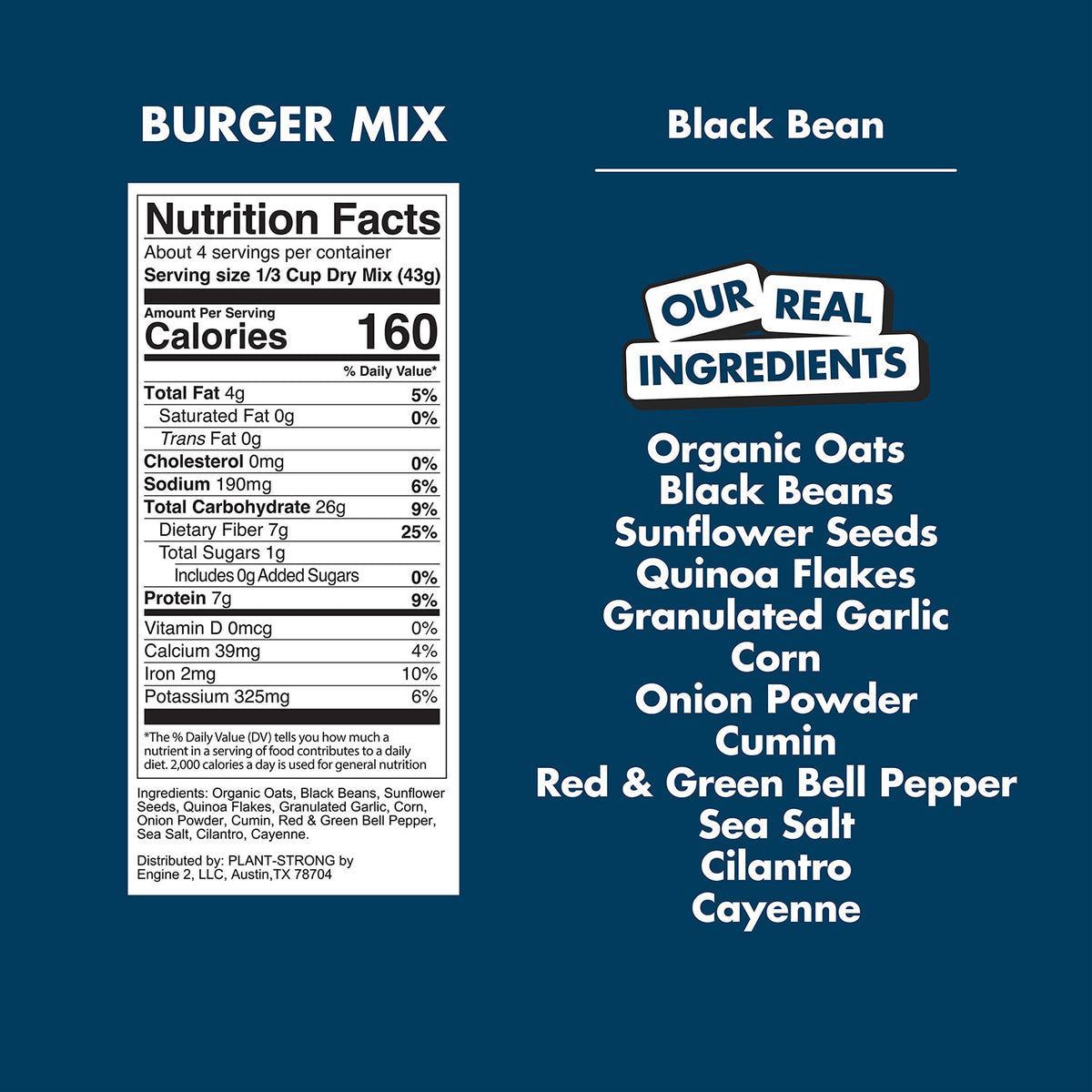 NEW! Black Bean Burger Mix