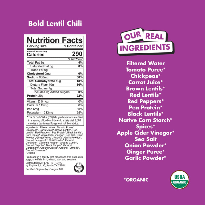 NEW! Bold Lentil Chili