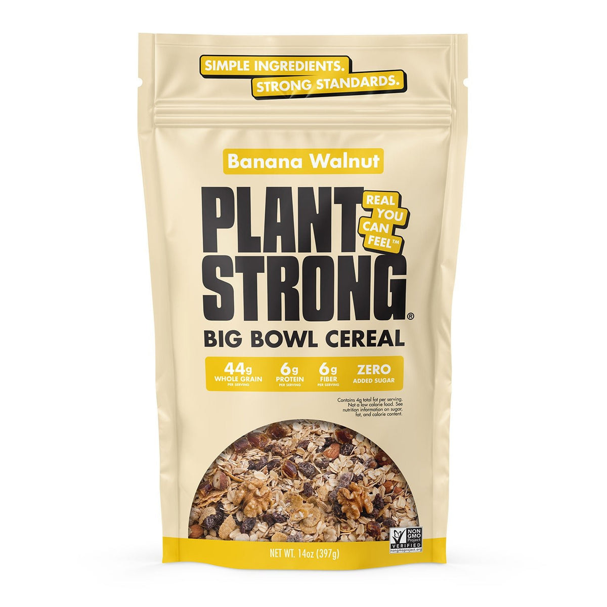 NEW! Big Bowl Banana Walnut Cereal - Plant Strong