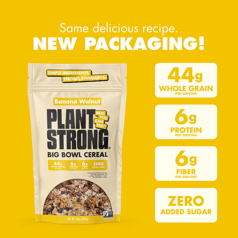 NEW! Big Bowl Banana Walnut Cereal