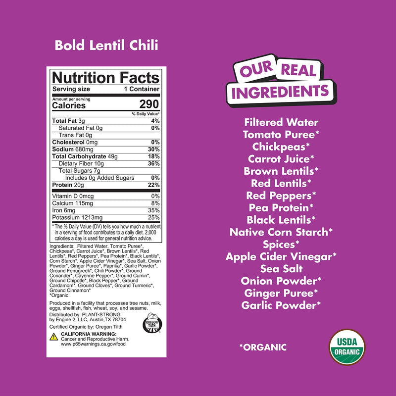 NEW! Bold Lentil Chili