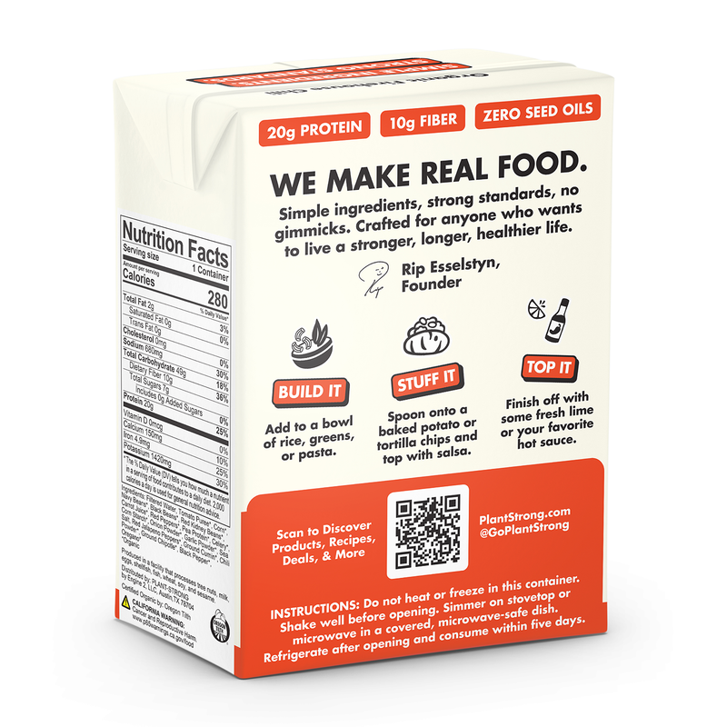 Firehouse Chili | Organic Smoky Three-Bean Chili
