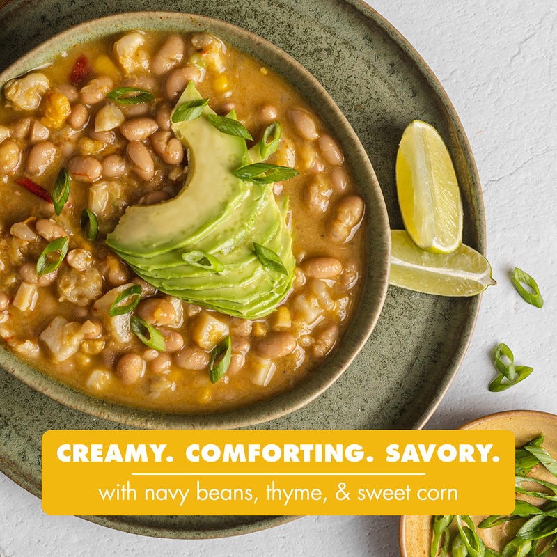 NEW! Creamy White Bean Chili