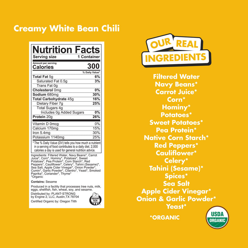 NEW! Creamy White Bean Chili