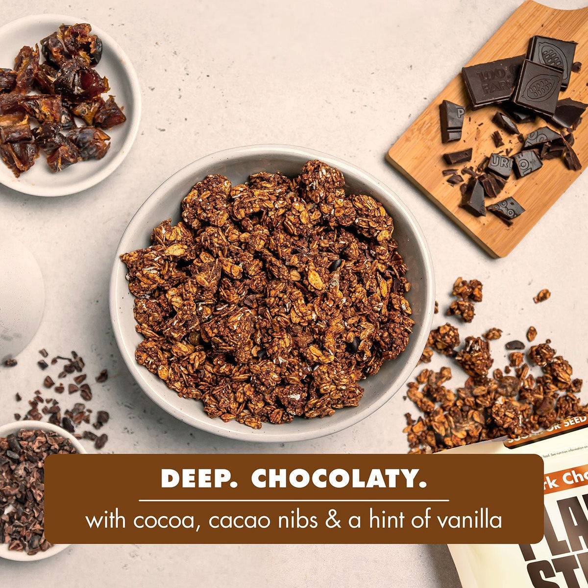 NEW! Dark Chocolate Granola - Plant Strong